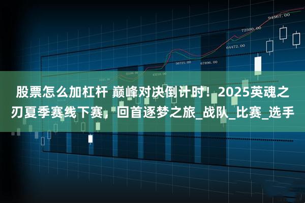 股票怎么加杠杆 巅峰对决倒计时！2025英魂之刃夏季赛线下赛，回首逐梦之旅_战队_比赛_选手