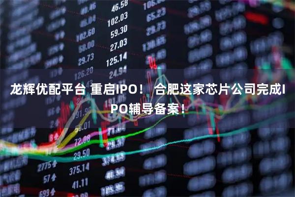 龙辉优配平台 重启IPO！ 合肥这家芯片公司完成IPO辅导备案！